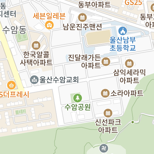 울산 해양경찰서 주변 지도